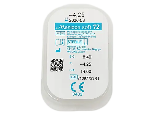 Lentes de Contacto Menicon Soft 72