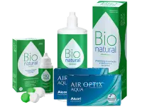 Lentes de Contato Air Optix Aqua + BioNatural - Packs