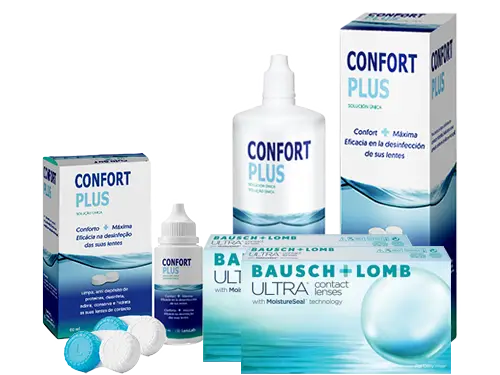Lentes de Contato Bausch+Lomb ULTRA + Confort Plus - Packs