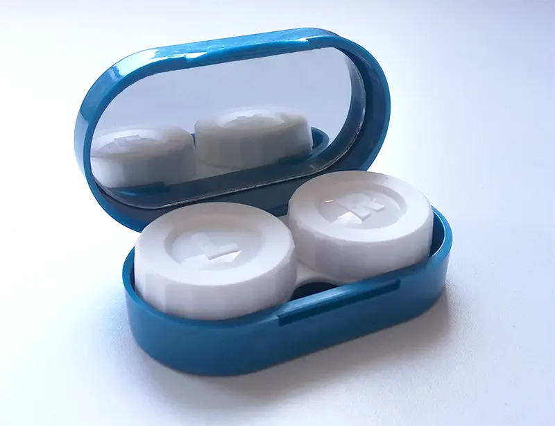 Condições ideais das Lentes de Contacto e estojo Condições ideais das Lentes de Contacto e estojo