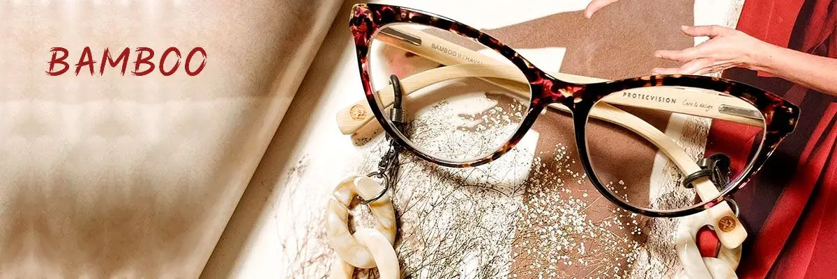 Óculos de Leitura: Bamboo Havana Wine
