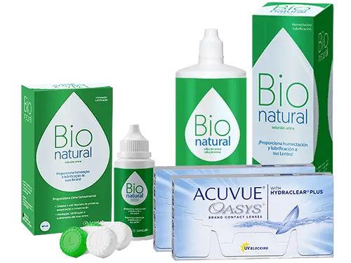Lentes de Contato Acuvue Oasys + BioNatural - Packs