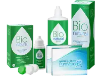 Lentes de Contato Purevision2 + BioNatural - Packs