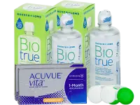Lentes de Contato Acuvue Vita for Astigmatism + Biotrue - Packs