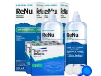 Lentes de Contato Soflens 38 + Renu Multiplus - Packs