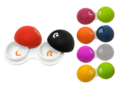 Estojo Soft Rubber Acessório Lentes de Contacto